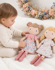 Stoffpuppe Julia oder Rosa personalisiert von Little Dutch