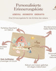 Erinnerungskiste personalisiert Bauernhof bunt