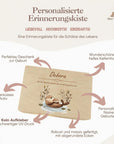 Erinnerungskiste personalisiert Otter bunt
