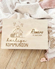 Coffret souvenir personnalisé pour la communion - Église de Taube