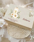 Coffret souvenir personnalisé pour la communion / confirmation, multicolore - bougie