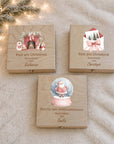 Farbige Weihnachtskiste mini Post fürs Christkind Weihnachtskollektion