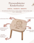 Kinderhocker personalisiert Löwe