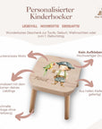 Tabouret coloré pour enfant personnalisé « Pirate »