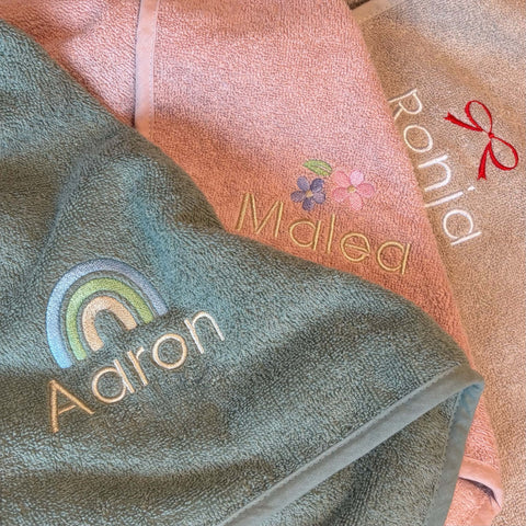 Poncho da bagno personalizzato per bambini