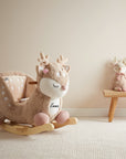 Schaukeltier Reh Ella personalisiert