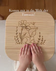 Farbiger Kinderhocker personalisiert Safari