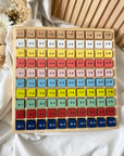 Rechenbrett Kunterbuntes 1 x 1 personalisiert