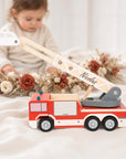 Feuerwehrauto von small foot personalisiert