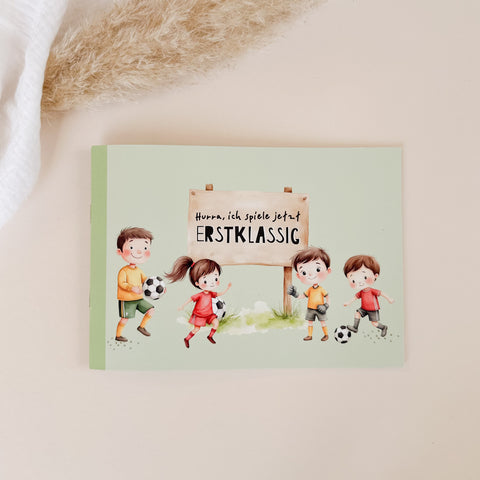 Erinnerungsbuch zur Einschulung Fussball