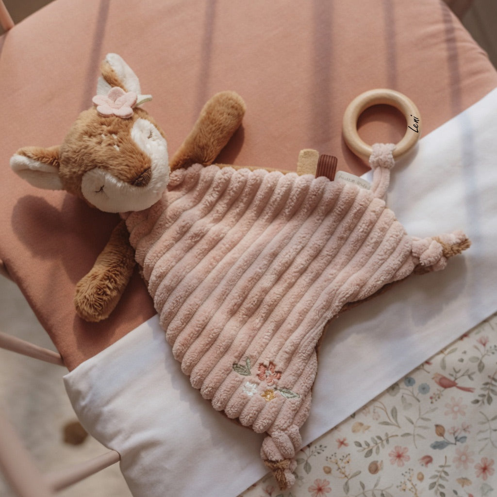 Schmusetuch Reh von Little Dutch personalisiert