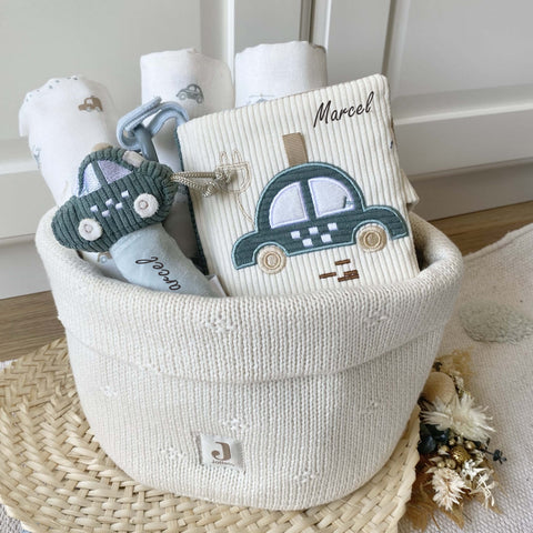 Grand coffret cadeau personnalisé sur le thème de l'automobile