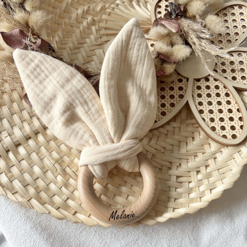 Babydecke, Babyschuhe & Beissring Waldliebe personalisiert