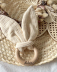 Babydecke, Babyschuhe & Beissring Waldliebe personalisiert