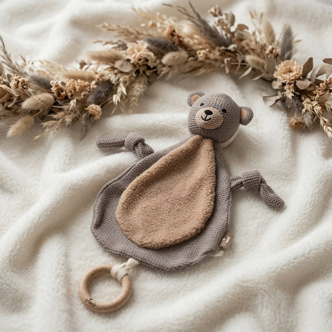 Doudou Jollein personnalisé : ours, girafe, renard
