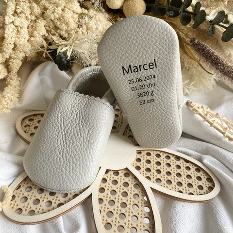 Krabbelschuhe Nino personalisiert