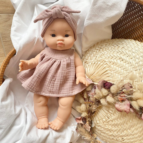 Paola Reina, Puppe "Ling" mit Kleidung Hartkörper