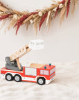 Feuerwehrauto von small foot personalisiert