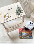 Set personalizzato Charly: libro profumato, peluche e sgabello