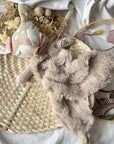 Spieluhr, Schmusetuch, Babyschuhe & Nuggikette Reh Ella personalisiert