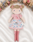 Stoffpuppe Julia oder Rosa personalisiert von Little Dutch