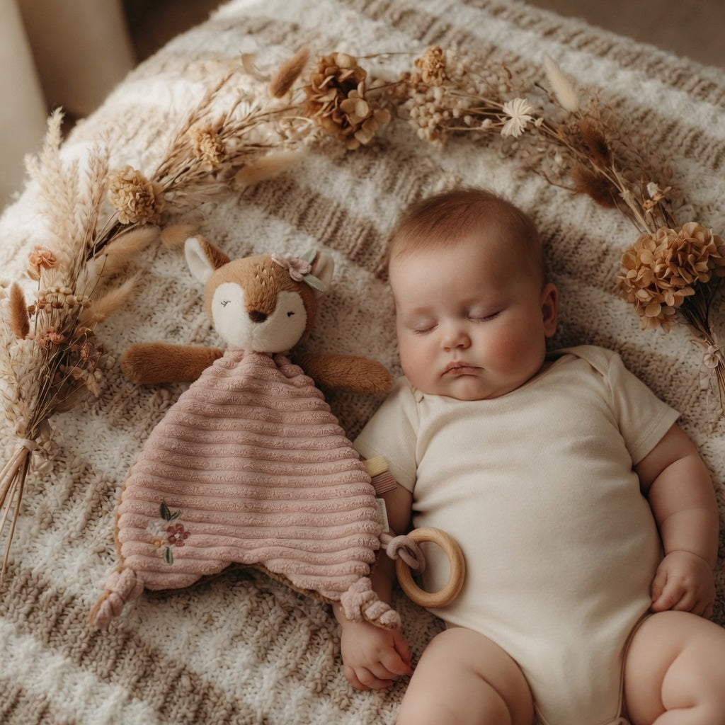 Schmusetuch Reh von Little Dutch personalisiert