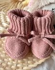 Spieluhr, Schmusetuch, Babyschuhe & Nuggikette Reh Ella personalisiert
