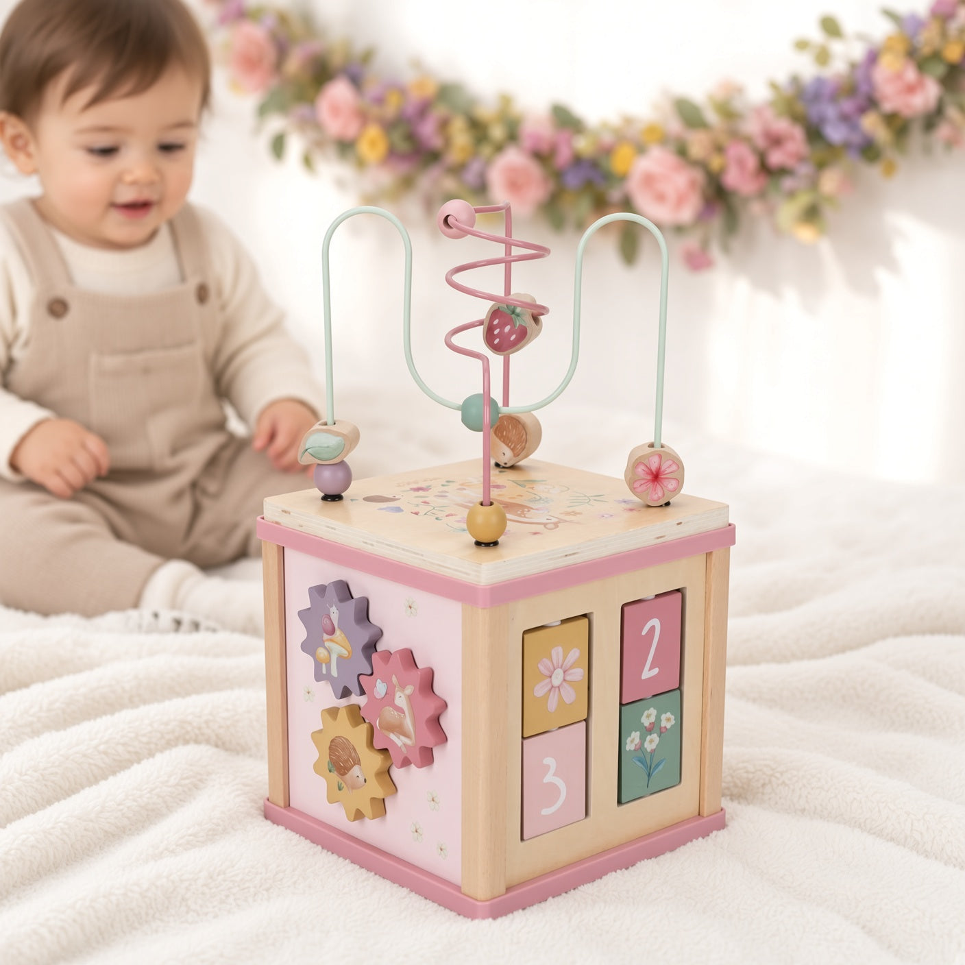 Motorikwürfel Fairy Garden personalisiert von Little Dutch