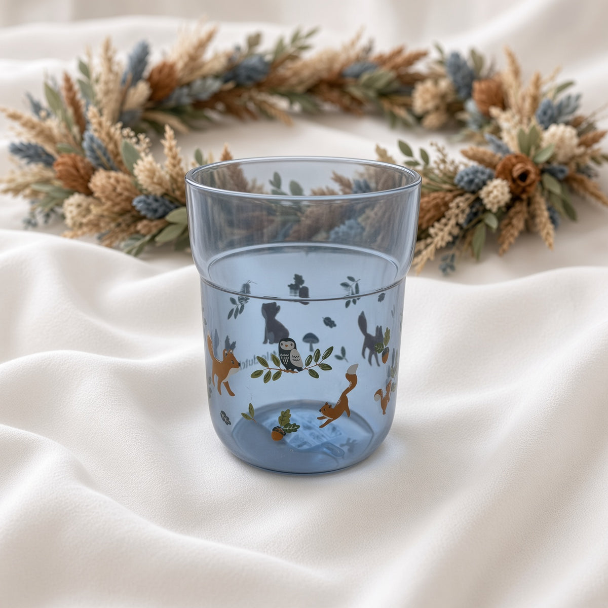 Little Dutch Kindergeschirrset personalisiert blau Fuchs