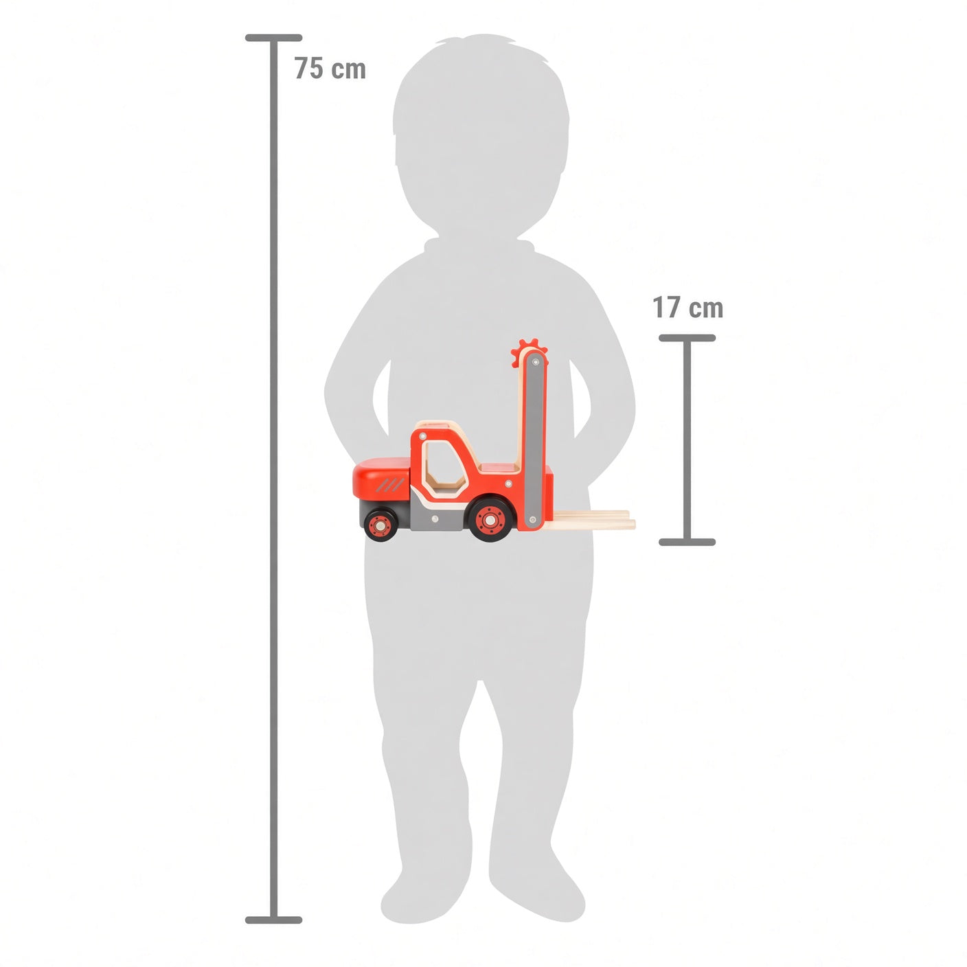 Gabelstapler oder Bagger von small foot personalisiert