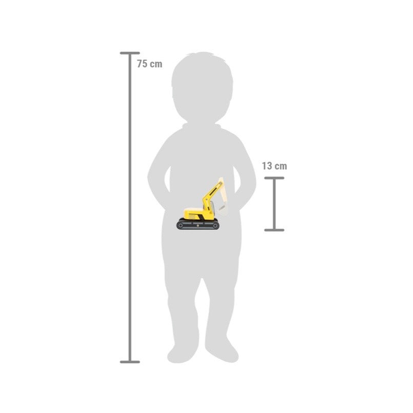 Gabelstapler oder Bagger von small foot personalisiert