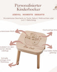Tabouret pour enfant personnalisé « L'Arche de Noé »