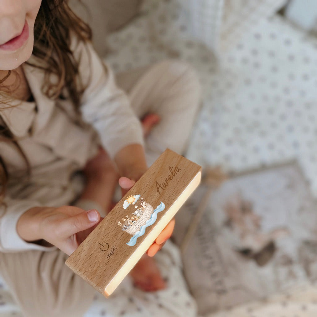 Wandlicht Arche Noah bunt personalisiert