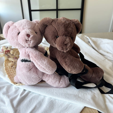 Borsa per bambini "L'amica dell'orso" Bella Rosa/Marrone