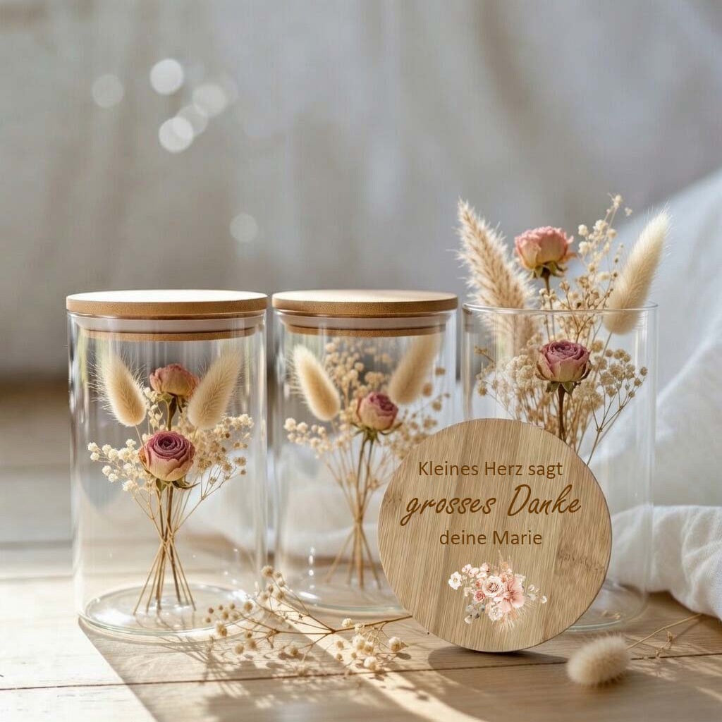 Vorratsglas mit Bambusdeckel