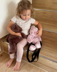 Spieluhr, Schmusetuch, Babyschuhe & Nuggikette Reh Ella personalisiert