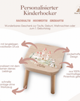 Farbiger Kinderhocker personalisiert Drache