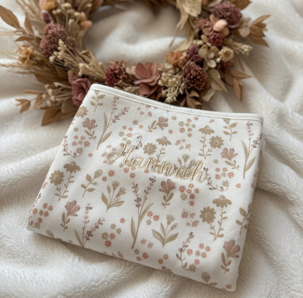 Baby Jerseydecke personalisiert 100% Baumwolle von Jollein