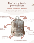 Zaino per bambini personalizzato con un aereo