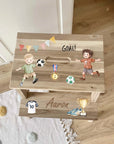Spar-Bundle Tritthocker, LED-Nachtlicht & Mini-Stoffball Fussball