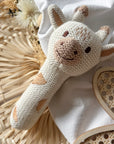 Spieluhr, Schmusetuch & Rassel Gigi Giraffe personalisiert