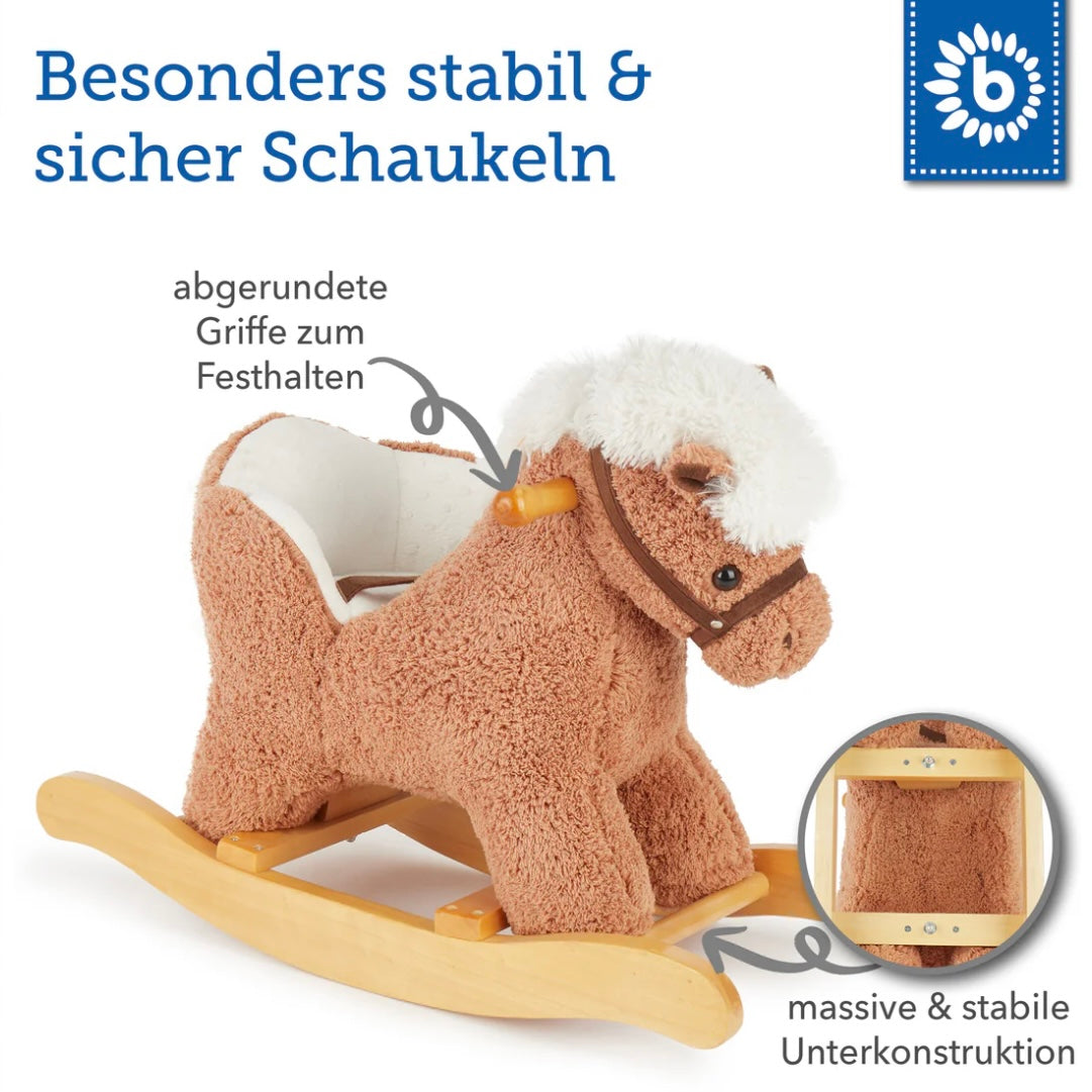 Schaukeltier Pferd Paula personalisiert