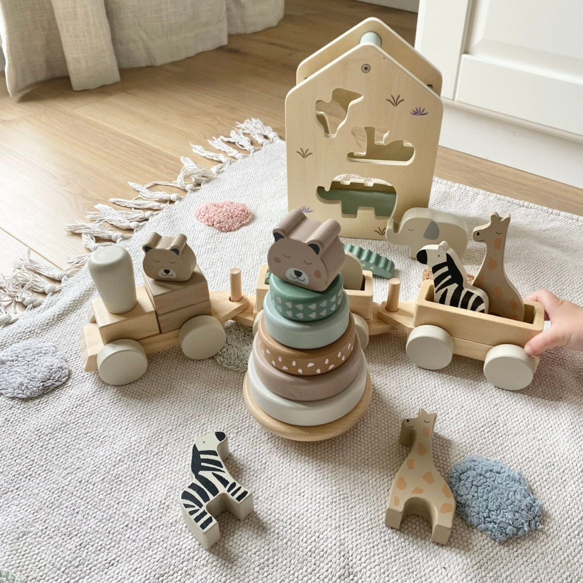 Personalisiertes Holzspielzeug -Set von Jollein