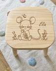 Kinderhocker personalisiert Maus