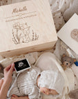 Spar-Bundle Erinnerungskiste, Kinderhocker & Babyrassel Reh