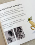 Set personalizzato Charly: libro profumato, peluche e sgabello per bambini