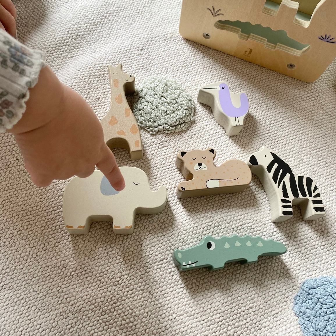 Personalisiertes Holzspielzeug -Set von Jollein