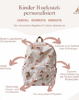 Kinder Rucksack personalisiert Herzen
