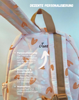 Kinder Rucksack personalisiert Herzen