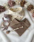 Sonagli per neonati, foulard triangolari e portaciuccio Otter Oliver